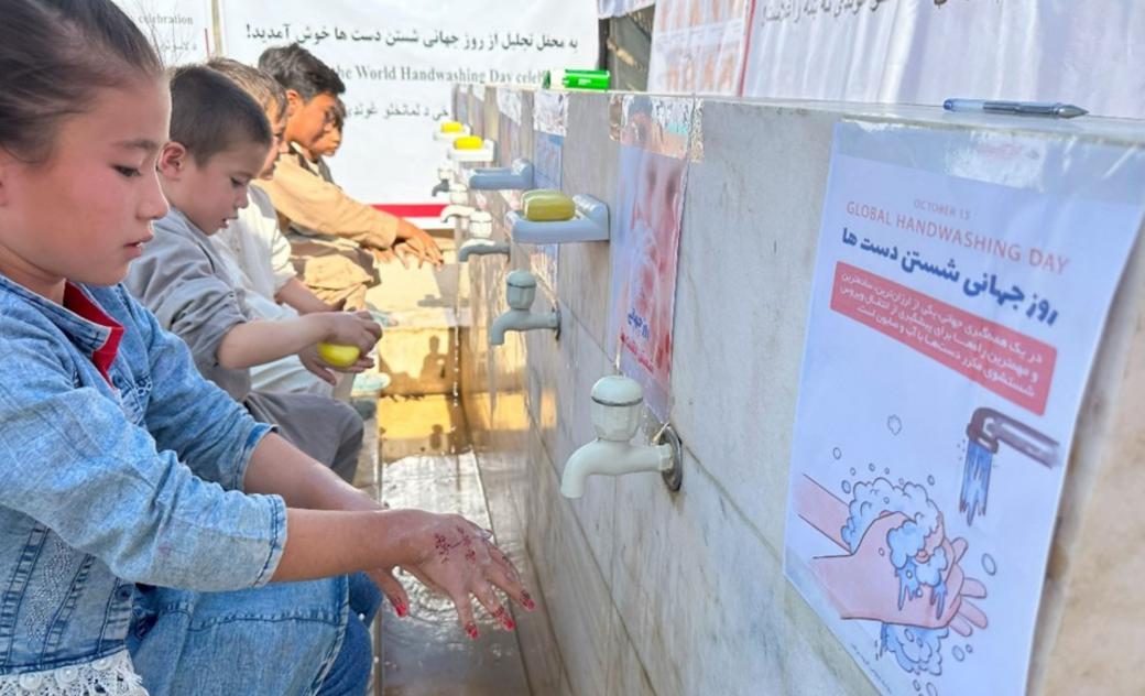 Save the Children Children Observed Global Handwashing Day in