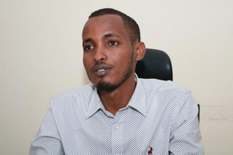 Nuuh Tukow. He is the save the Children programme manager for the Child Protection Project. PHOTO | DELFIN MUGO | NATION MEDIA GROUP