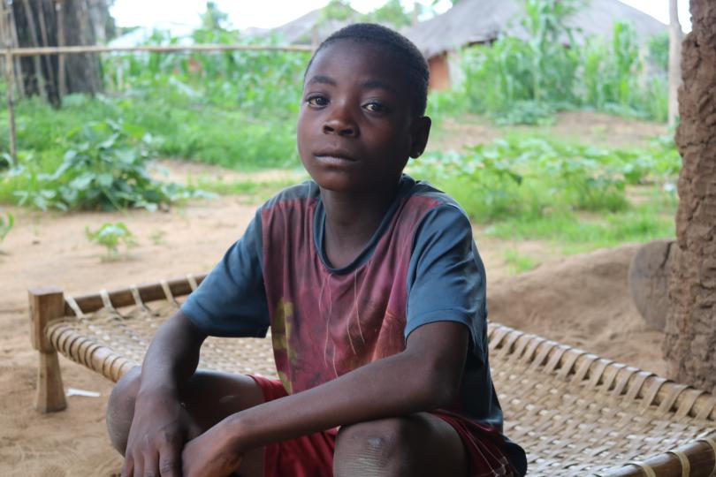 Baptista* (14) and his family in Mozambique have struggled since Cyclone Kenneth. 