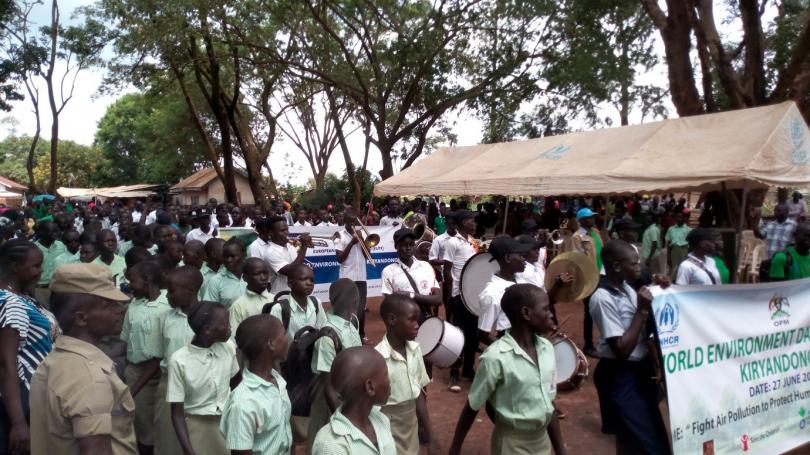 Celebrating World Environment Day in Kiryandongo. Apio Josephine / Save the Children