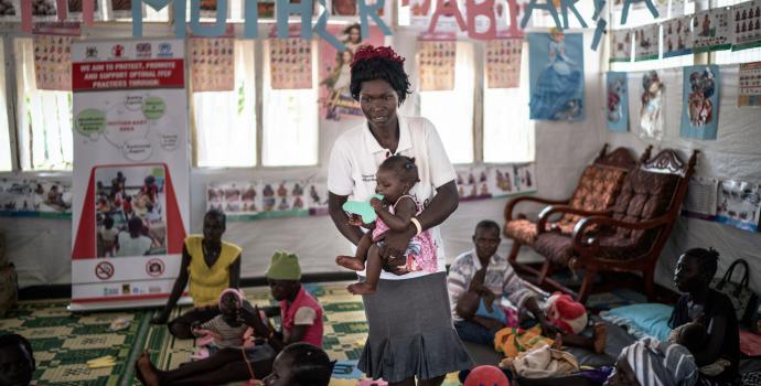 Isabella at the MBA. Frederik Lerneryd / Save the Children