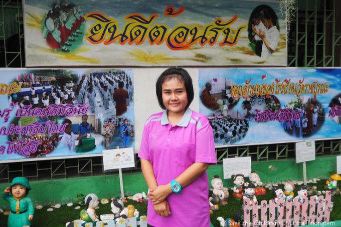 Uraiwan is proud to be a teacher and feels the obligation to protect her students